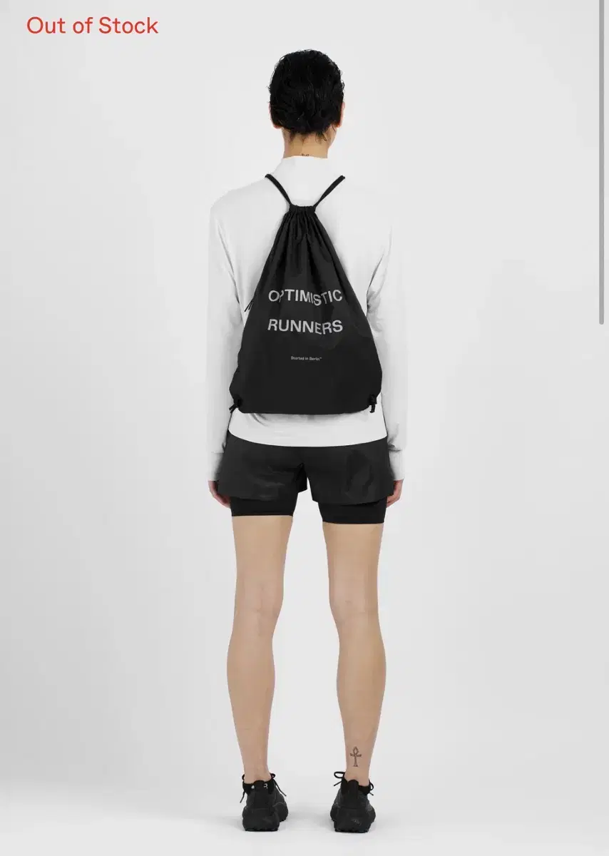 옵티미스틱 러너스 Shopper bag black Free size